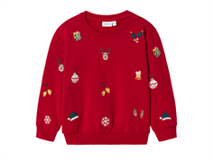 Name It jester red Christmas sweatshirt